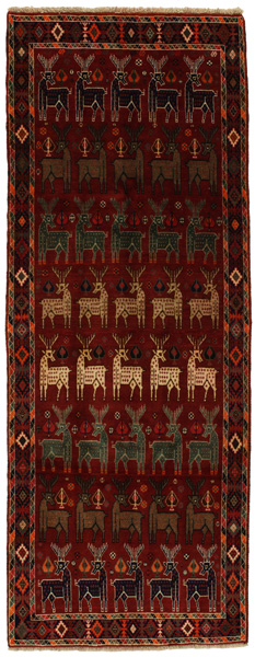 Gabbeh - Qashqai Persian Carpet 289x110