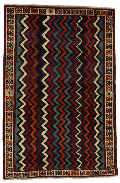Gabbeh - Qashqai Persian Carpet 220x146