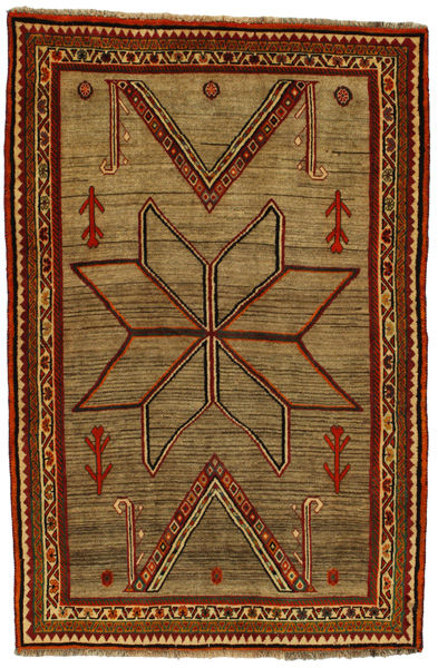 Gabbeh - Qashqai Persian Carpet 210x139