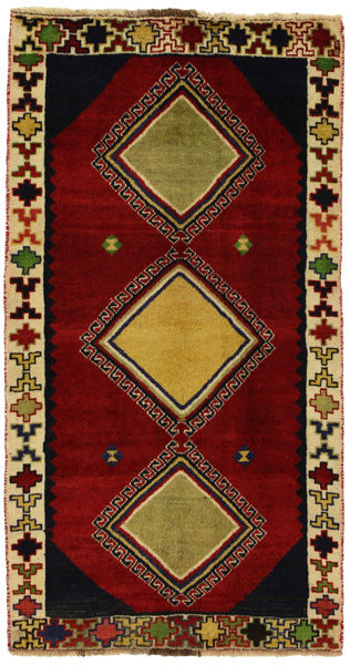 Gabbeh - old Persian Carpet 190x101