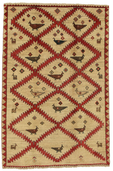 Gabbeh - Qashqai Persian Carpet 262x174