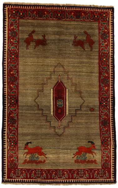 Gabbeh - Qashqai Persian Carpet 211x134