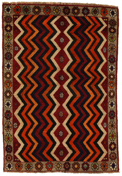 Gabbeh - Qashqai Persian Carpet 177x124