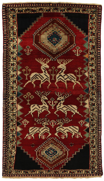 Qashqai - Gabbeh Persian Carpet 201x117