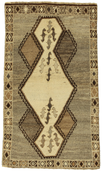 Gabbeh - Qashqai Persian Carpet 170x99