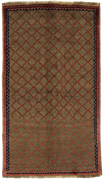 Gabbeh - Qashqai Persian Carpet 177x101