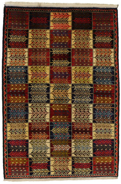 Bakhtiari - Gabbeh Persian Carpet 204x134