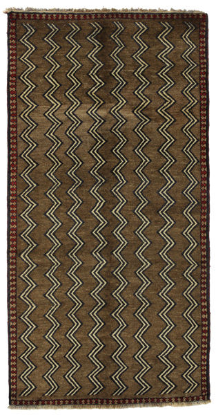Gabbeh - Qashqai Persian Carpet 193x100