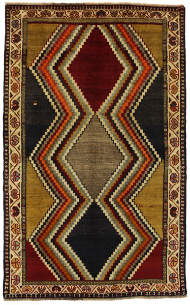 Gabbeh - Qashqai Persian Carpet 210x130