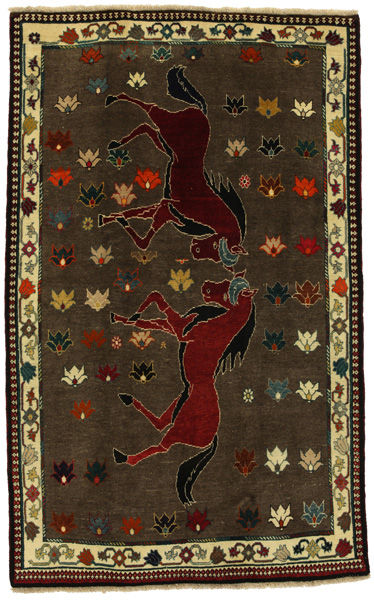 Gabbeh - Qashqai Persian Carpet 232x144