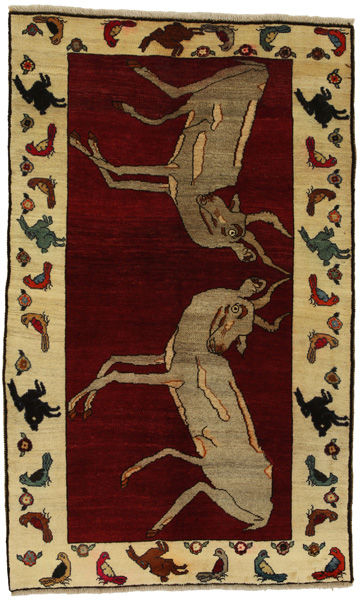 Gabbeh - Qashqai Persian Carpet 189x115