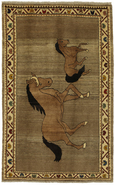 Gabbeh - Qashqai Persian Carpet 216x136