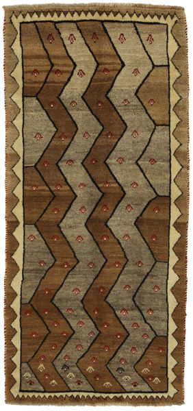 Gabbeh - Qashqai Persian Carpet 193x90