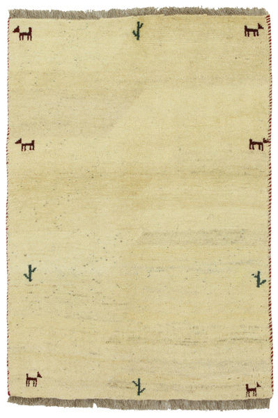 Gabbeh - Qashqai Persian Carpet 139x96