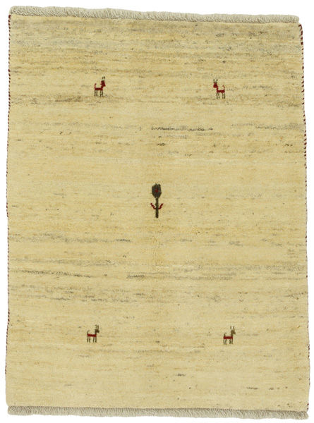 Gabbeh - Qashqai Persian Carpet 134x103