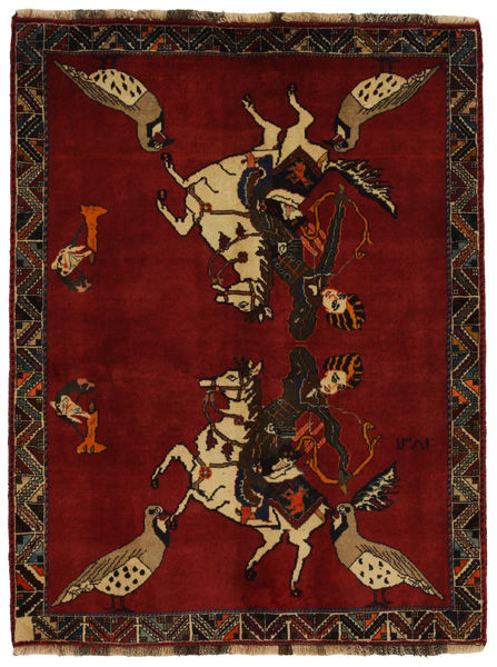 Kashkooli - Gabbeh Persian Carpet 154x117