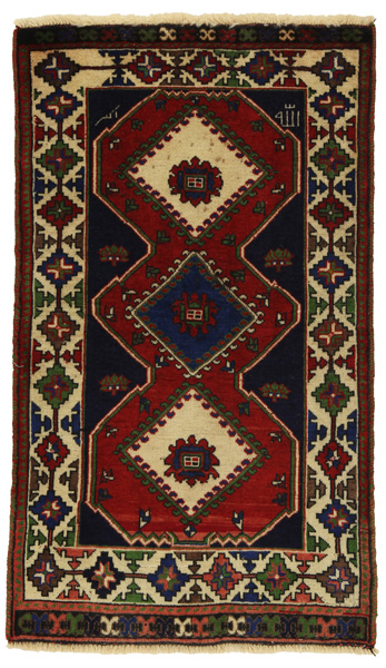 Yalameh - Qashqai Persian Carpet 118x70