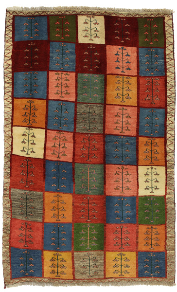 Gabbeh - Bakhtiari Persian Carpet 208x128
