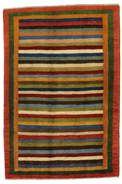 Gabbeh - Qashqai Persian Carpet 182x123