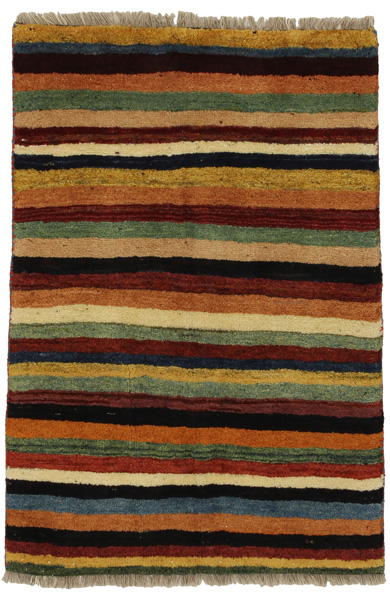 Gabbeh - Qashqai Persian Carpet 122x80