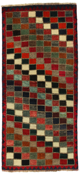 Gabbeh - Bakhtiari Persian Carpet 183x83