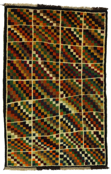 Gabbeh - Bakhtiari Persian Carpet 145x92