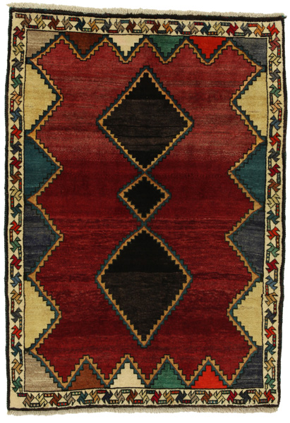 Gabbeh - Qashqai Persian Carpet 157x107
