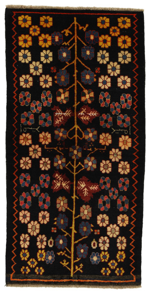 Gabbeh - Qashqai Persian Carpet 212x104