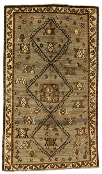 Gabbeh - Qashqai Persian Carpet 230x133