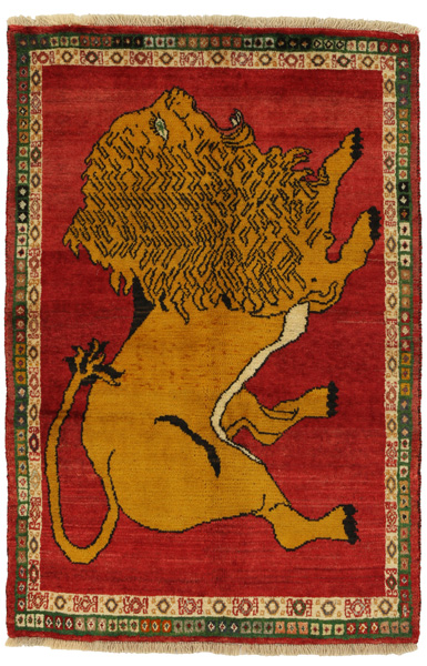 Gabbeh - Qashqai Persian Carpet 152x100
