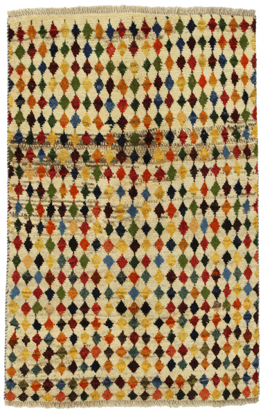 Gabbeh - Qashqai Persian Carpet 150x95