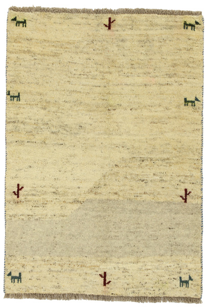 Gabbeh - Qashqai Persian Carpet 140x96