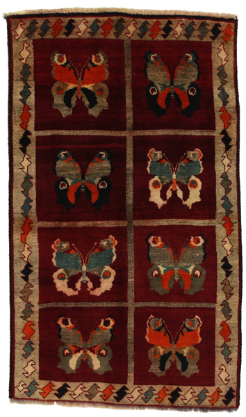 Gabbeh - Qashqai Persian Carpet 177x102