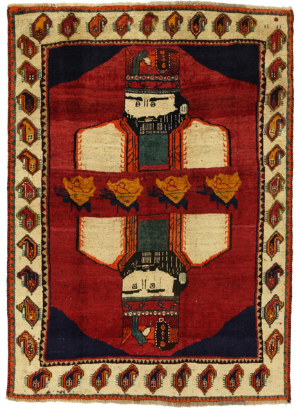 Gabbeh - Qashqai Persian Carpet 171x122