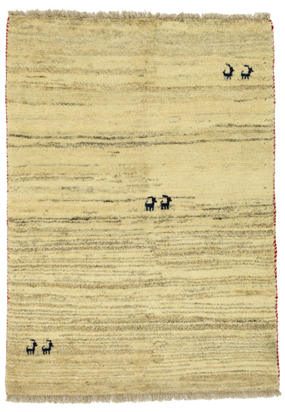 Gabbeh - Qashqai Persian Carpet 143x100