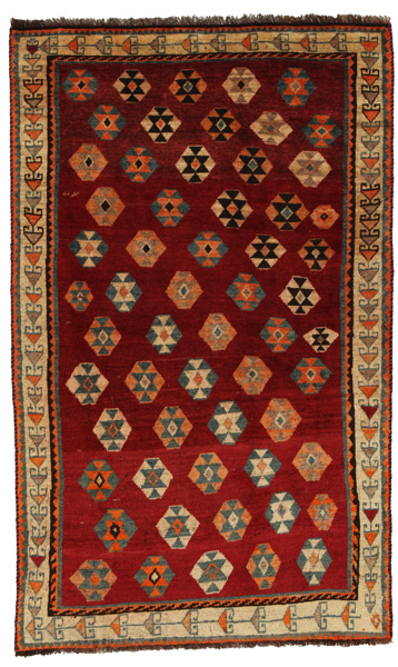Gabbeh - Bakhtiari Persian Carpet 203x122