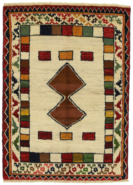 Gabbeh - Qashqai Persian Carpet 145x102