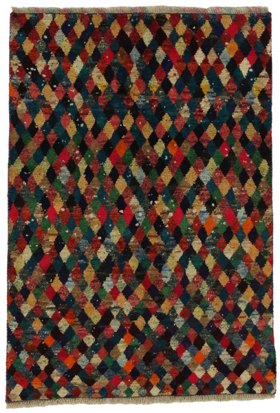 Gabbeh - Bakhtiari Persian Carpet 141x94