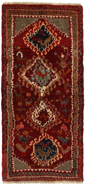 Qashqai - Gabbeh Persian Carpet 139x62