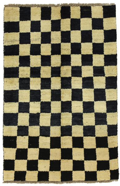 Gabbeh - Qashqai Persian Carpet 147x94