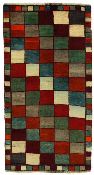 Gabbeh - Bakhtiari Persian Carpet 178x93