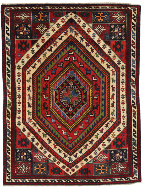 Gabbeh - Qashqai Persian Carpet 237x183