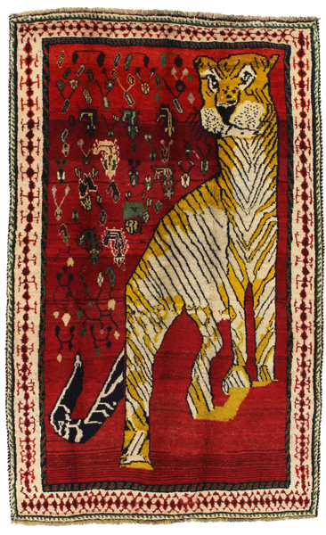 Gabbeh - Qashqai Persian Carpet 212x132