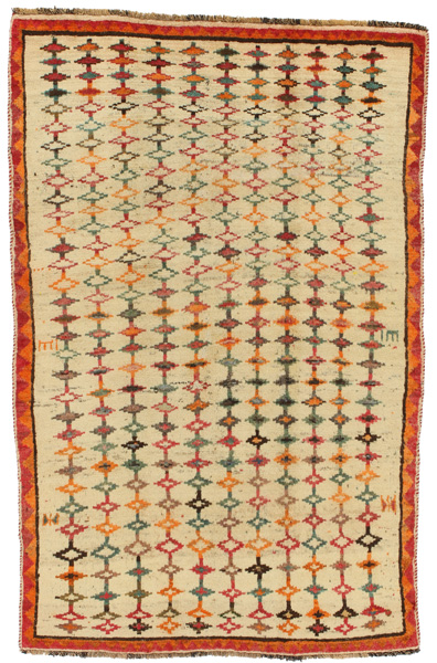 Gabbeh - Qashqai Persian Carpet 246x159