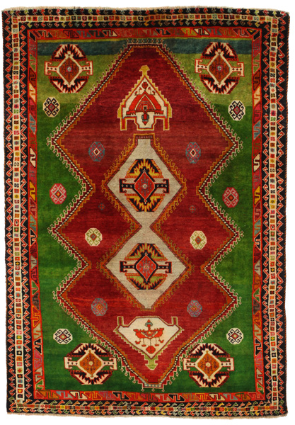 Qashqai - Gabbeh Persian Carpet 225x156