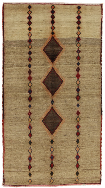 Gabbeh - Qashqai Persian Carpet 183x100