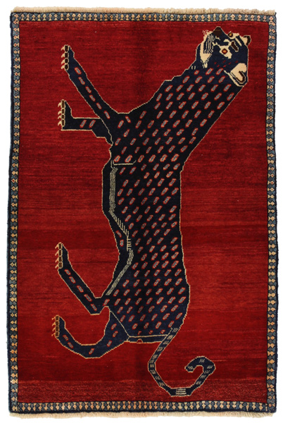 Gabbeh - Qashqai Persian Carpet 155x104