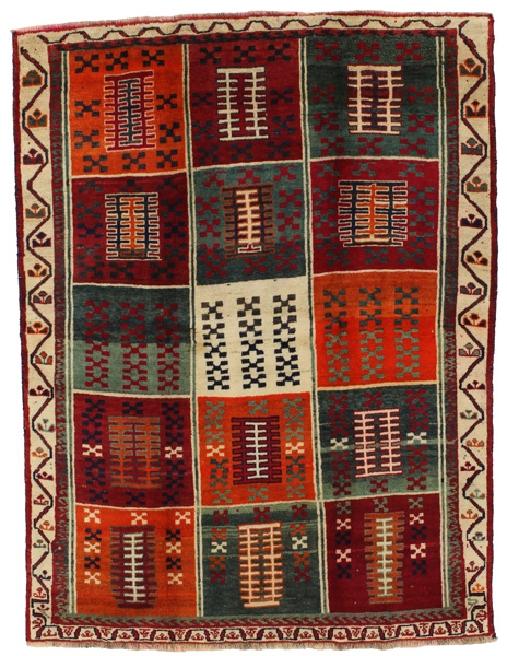 Gabbeh - Bakhtiari Persian Carpet 200x155
