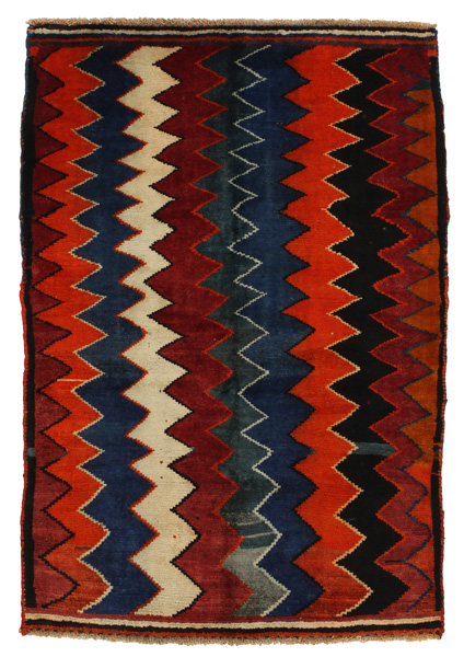 Gabbeh - Qashqai Persian Carpet 163x113