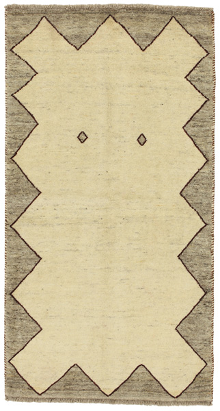 Gabbeh - Qashqai Persian Carpet 205x110
